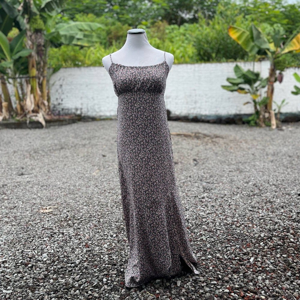 Vintage Time After Time Floral Maxi Dress